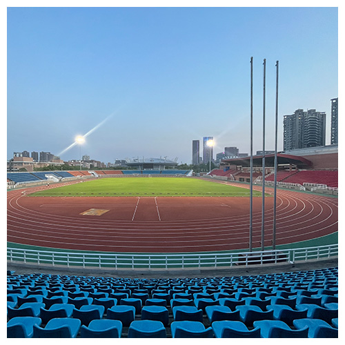 宁夏杭州电子科技大学混合型塑胶跑道